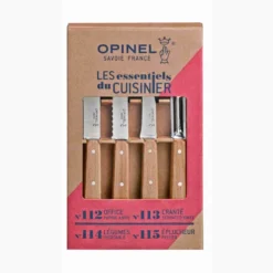 Opinel Natural 4 Essentials Knives Set -Kitchenknives Shop 001300