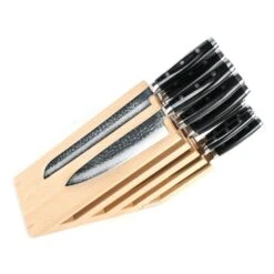 Artelegno Venezia 5-tier Magnetic Beechwood Knife Block -Kitchenknives Shop 07 3