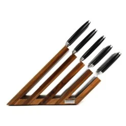 Artelegno Venezia 5-tier Magnetic Walnut Knife Block -Kitchenknives Shop 07wl 4 2