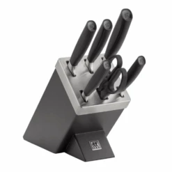Zwilling All Star Sharp 7 Piece Knife Block - Grey (1022568) -Kitchenknives Shop 1022568 1 1