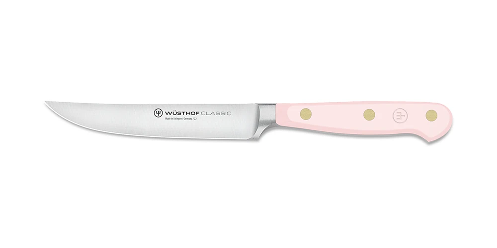 Wusthof Classic Colour Steak Knife 12cm Pink Himalayan Salt (WT1061710412) 3 Wusthof Classic Colour Steak Knife 12cm Pink Himalayan Salt (WT1061710412)
