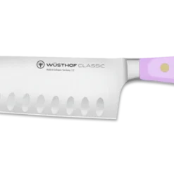 Wusthof Classic Colour Santoku With Hollow Edge Knife 17cm Purple Yam (WT1061731417)