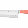 Wusthof Classic Colour Santoku With Hollow Edge Knife 17cm Coral Peach (WT1061731517) 1 Wusthof Classic Colour Santoku With Hollow Edge Knife 17cm Coral Peach (WT1061731517) -Kitchenknives Shop 1061731517