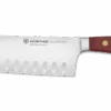 Wusthof Classic Colour Santoku With Hollow Edge Knife 17cm Tasty Sumac (WT1061731717) 1 Wusthof Classic Colour Santoku With Hollow Edge Knife 17cm Tasty Sumac (WT1061731717) -Kitchenknives Shop 1061731717