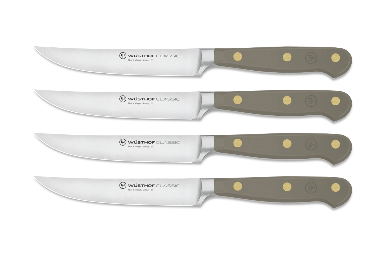 Wusthof Classic Colour 4-piece Steak Knife Set Velvet Oyster (WT1061760401) 3 Wusthof Classic Colour 4-piece Steak Knife Set Velvet Oyster (WT1061760401)
