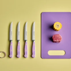 Wusthof Classic Colour 4-piece Steak Knife Set Purple Yam (WT1061760402) -Kitchenknives Shop 1061760402 2