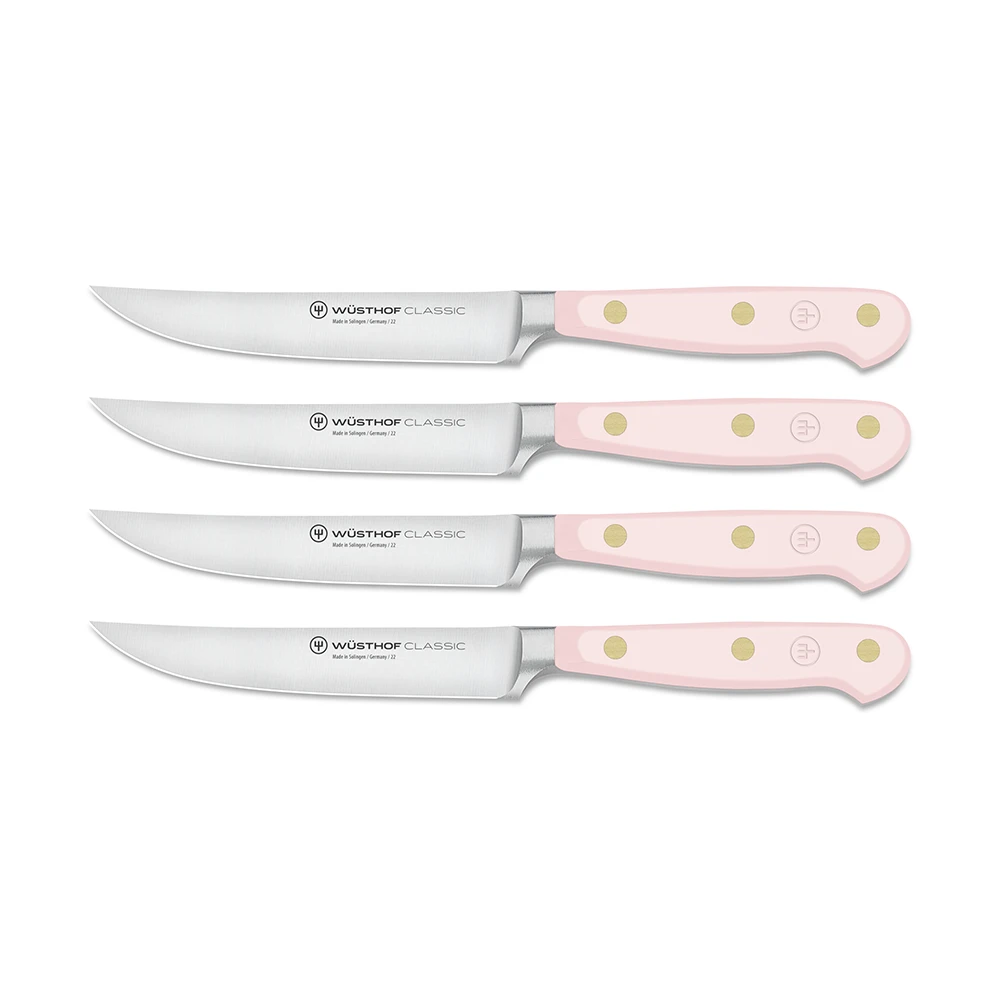 Wusthof Classic Colour 4-piece Steak Knife Set Pink Himalayan Salt (WT1061760404) 3 Wusthof Classic Colour 4-piece Steak Knife Set Pink Himalayan Salt (WT1061760404)