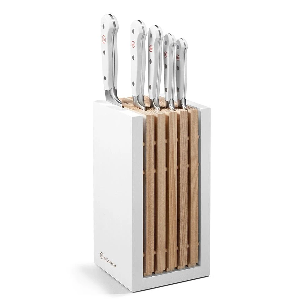 Wusthof Classic White 5pc Knife Block Set With Bread Knife (WT1090270502) 3 Wusthof Classic White 5pc Knife Block Set With Bread Knife (WT1090270502)