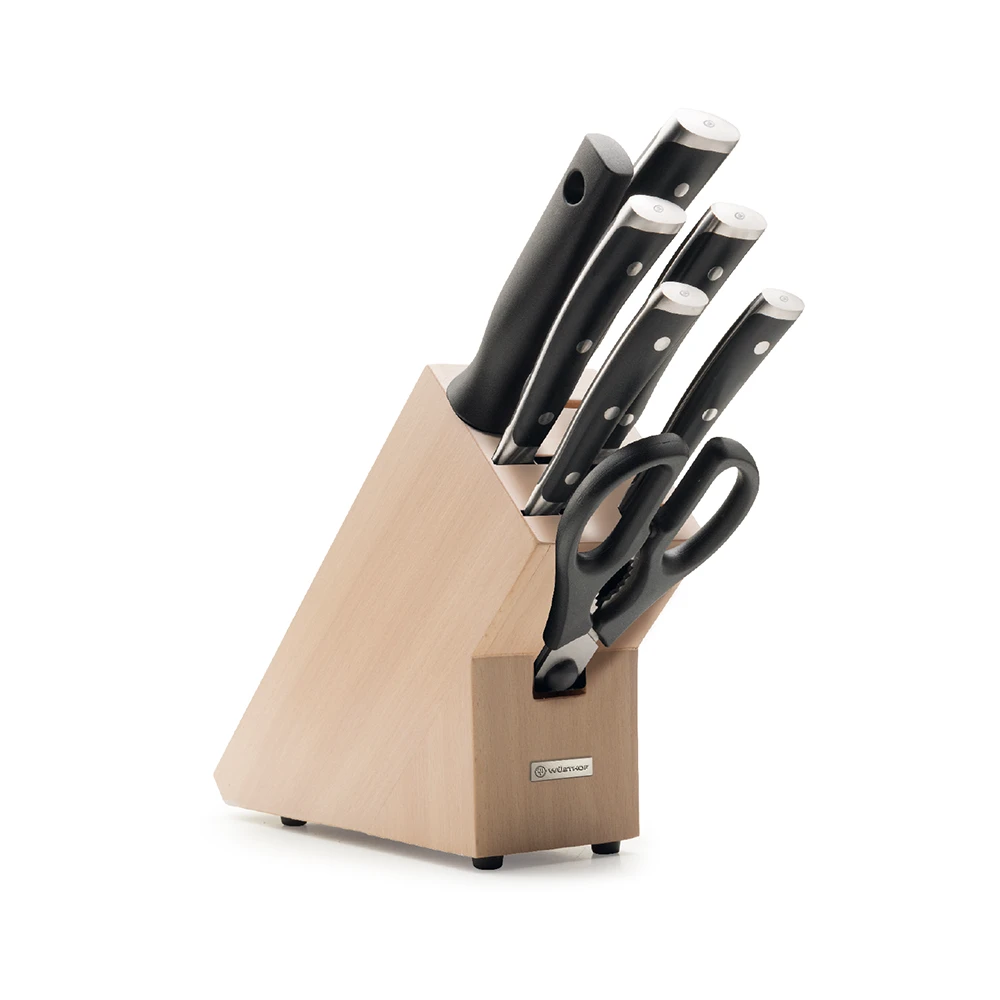 Wusthof Classic Ikon 7pc Knife Block Beech (WT1090370701) 3 Wusthof Classic Ikon 7pc Knife Block Beech (WT1090370701)