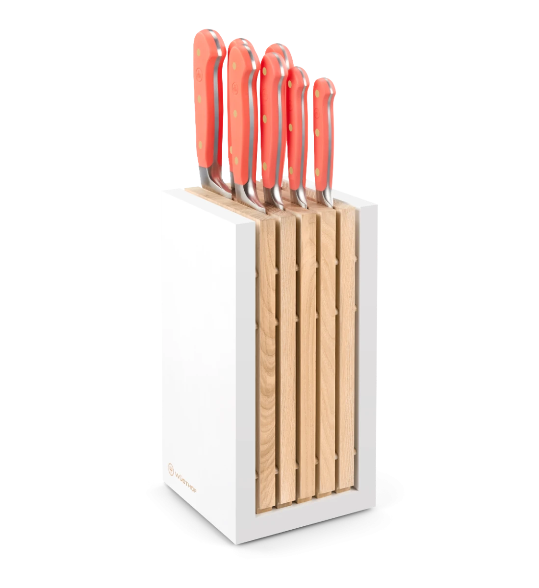 Wusthof Classic Colour 8-piece Designer Knife Block Set Coral Peach (WT1091770713) 3 Wusthof Classic Colour 8-piece Designer Knife Block Set Coral Peach (WT1091770713)