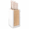 Wusthof Classic Colour 8-piece Designer Knife Block Set Pink Himalayan Salt (WT1091770714) -Kitchenknives Shop 1091770714