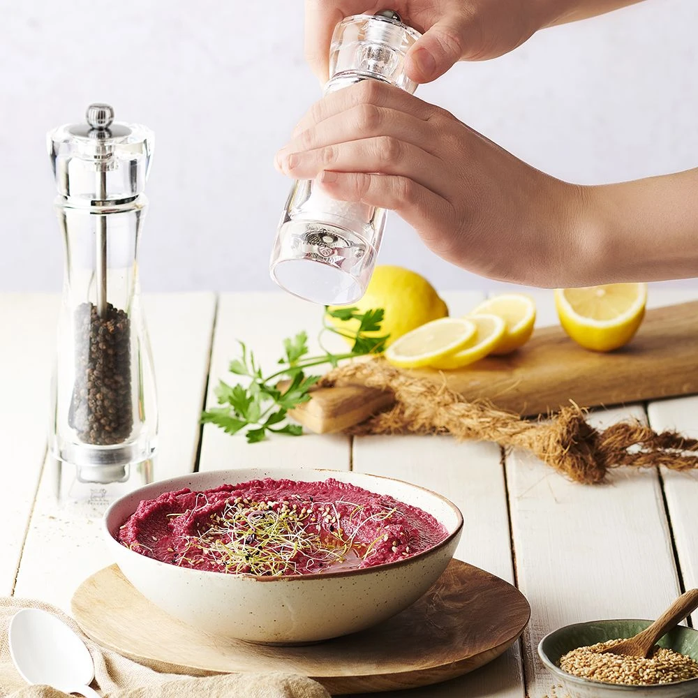 Peugeot Vittel Pepper Mill 16cm Clear Acrylic (P18221) 6 Peugeot Vittel Pepper Mill 16cm Clear Acrylic (P18221) - Image 4