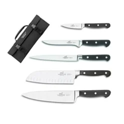 Sabatier® Pluton 5 Piece Knife Set With Roll