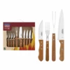 Tramontina Churrasco Steak And Carving 10 Piece Set (22399037) -Kitchenknives Shop 22399037