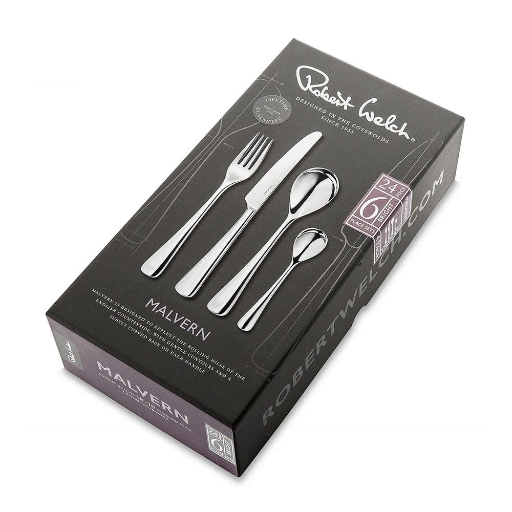 Robert Welch Malvern Bright Cutlery 24 Piece Set With Free Small Cutlery Tray 5 Robert Welch Malvern Bright Cutlery 24 Piece Set With Free Small Cutlery Tray - Image 3