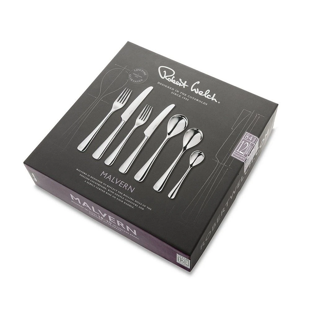 Robert Welch Malvern Bright Cutlery 84 Piece Set With Free Large Cutlery Tray 6 Robert Welch Malvern Bright Cutlery 84 Piece Set With Free Large Cutlery Tray - Image 4