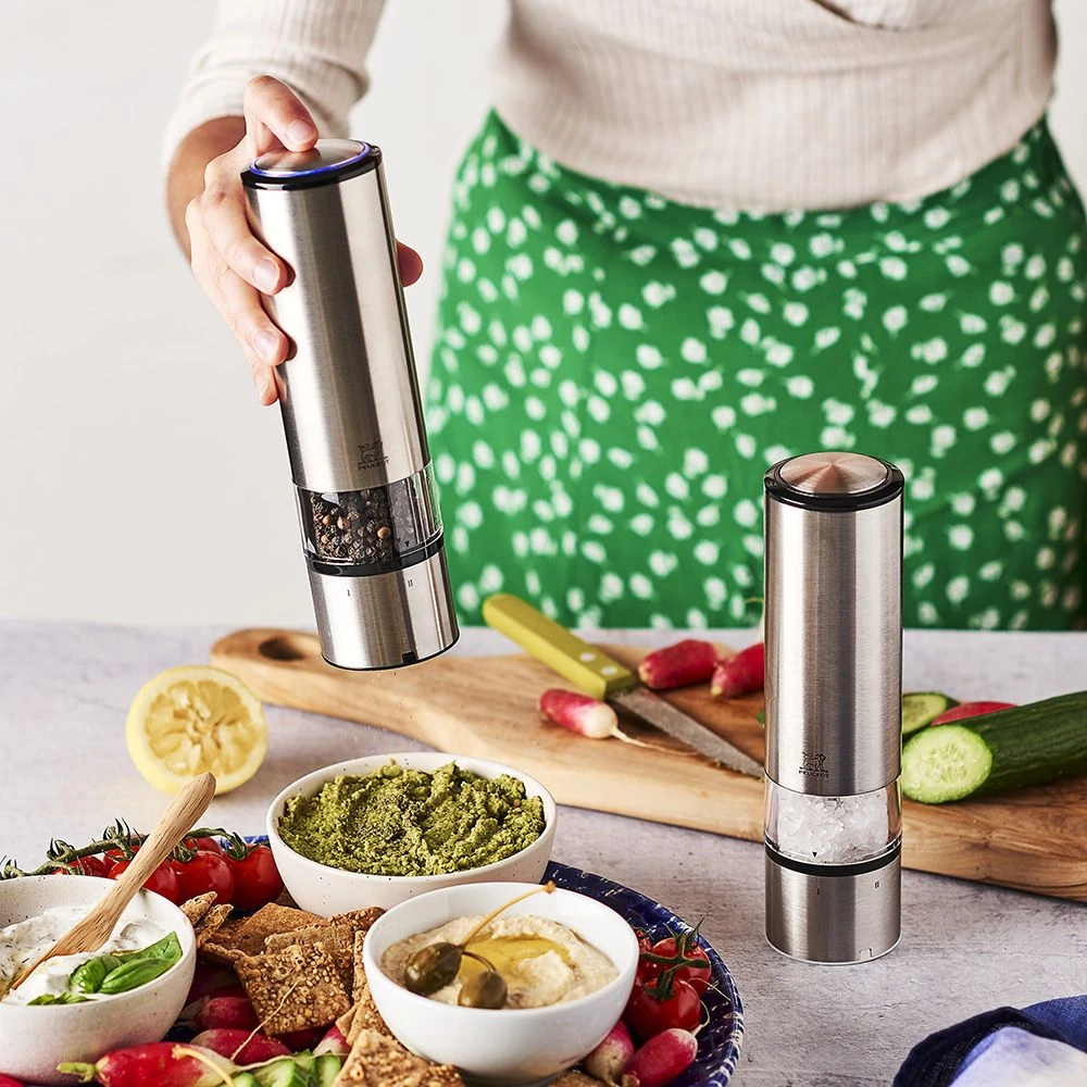Peugeot Elis Sense U'Select Electric Pepper Mill 20cm Stainless Steel (P27162) 4 Peugeot Elis Sense U'Select Electric Pepper Mill 20cm Stainless Steel (P27162) - Image 2