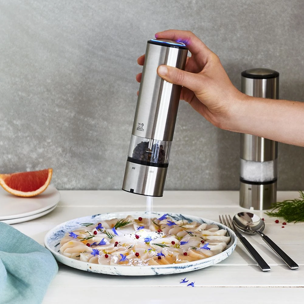 Peugeot Elis Sense U'Select Electric Pepper Mill 20cm Stainless Steel (P27162) 8 Peugeot Elis Sense U'Select Electric Pepper Mill 20cm Stainless Steel (P27162) - Image 6