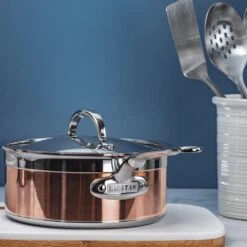Hestan CopperBond Induction Copper Saucepan 22cm (31596) -Kitchenknives Shop 31593 2 1 1 1