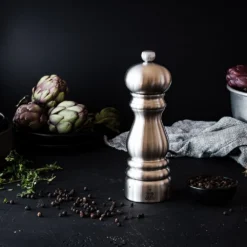 Peugeot Paris U'select Salt Mill 18cm Stainless Steel (32487) -Kitchenknives Shop 32487 ls2