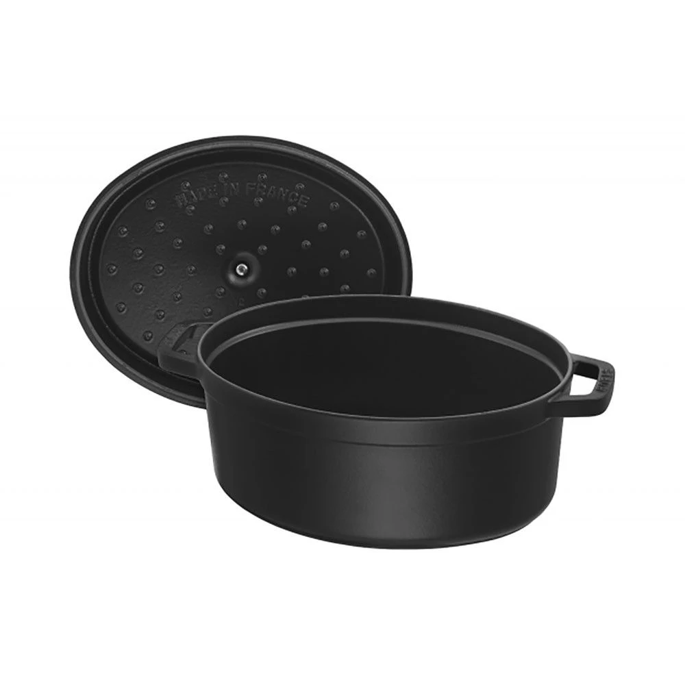Staub Cast Iron Cocotte Oval 31cm Black (40509-319-0) 7 Staub Cast Iron Cocotte Oval 31cm Black (40509-319-0) - Image 5