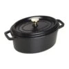 Staub Cast Iron Cocotte Oval 23cm Black (40500-231-0) 2 Staub Cast Iron Cocotte Oval 23cm Black (40500-231-0) -Kitchenknives Shop 405002310 1102325