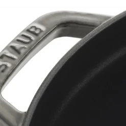 Staub Cast Iron Cocotte 28cm Graphite Grey (40509-314-0) -Kitchenknives Shop 40500246 3 4