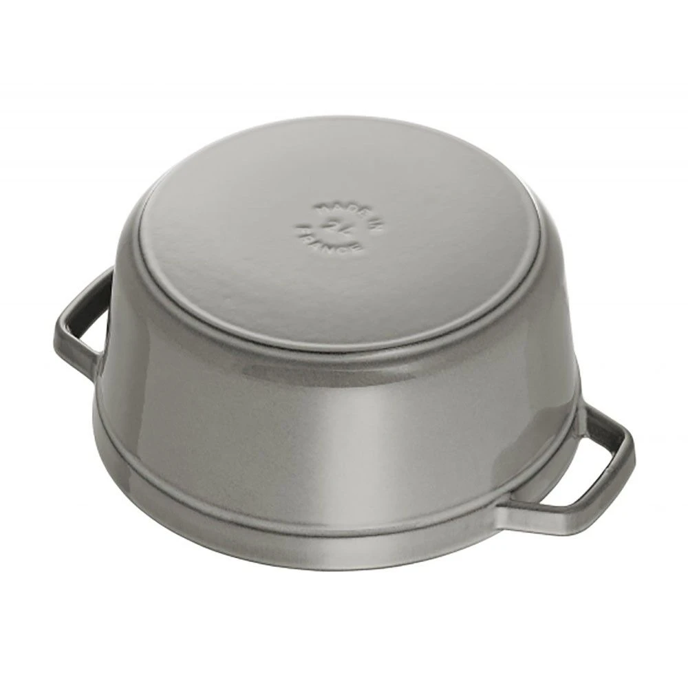 Staub Cast Iron Cocotte 20cm Graphite Grey (40509-304-0) 5 Staub Cast Iron Cocotte 20cm Graphite Grey (40509-304-0) - Image 4