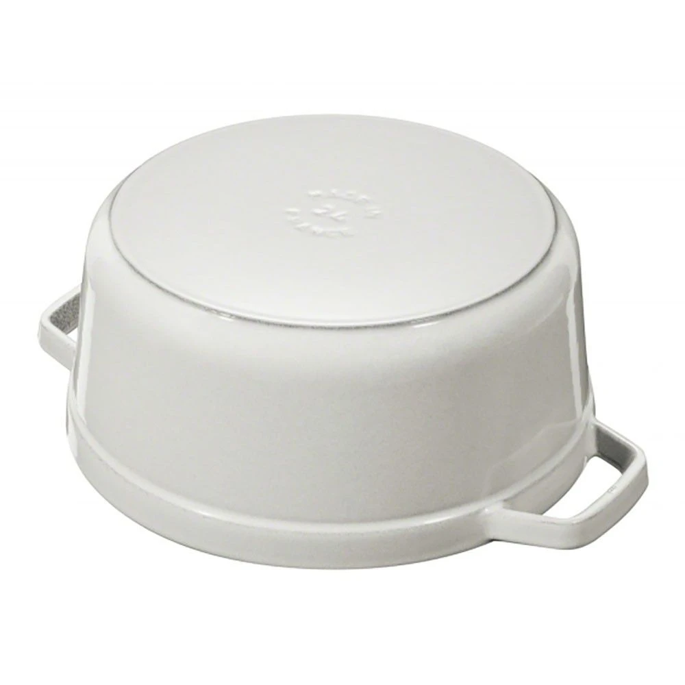 Staub Cast Iron Cocotte 22cm White Truffle (40501-411-0) 5 Staub Cast Iron Cocotte 22cm White Truffle (40501-411-0) - Image 3