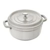 Staub Cast Iron Cocotte 20cm White Truffle (40501-410-0) 1 Staub Cast Iron Cocotte 20cm White Truffle (40501-410-0) -Kitchenknives Shop 40501410