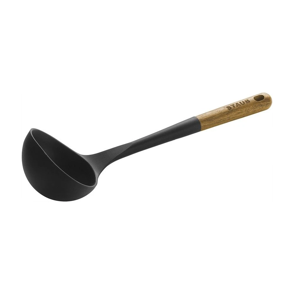 Staub Black Silicon Soup Ladle 31cm (40503-104-0) 3 Staub Black Silicon Soup Ladle 31cm (40503-104-0)