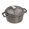 Staub Cast Iron Cocotte 20cm Graphite Grey (40509-304-0) -Kitchenknives Shop 40509304 1102018
