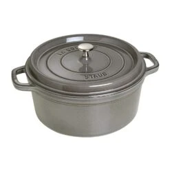 Staub Cast Iron Cocotte 26cm Graphite Grey (40509-312-0)
