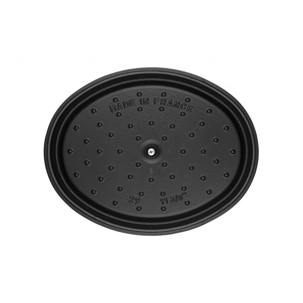 Staub Cast Iron Cocotte Oval 31cm Black (40509-319-0) 3 Staub Cast Iron Cocotte Oval 31cm Black (40509-319-0)
