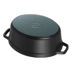Staub Cast Iron Cocotte Oval 31cm Black (40509-319-0) 11 Staub Cast Iron Cocotte Oval 31cm Black (40509-319-0) -Kitchenknives Shop 40509315 4 1 1 1