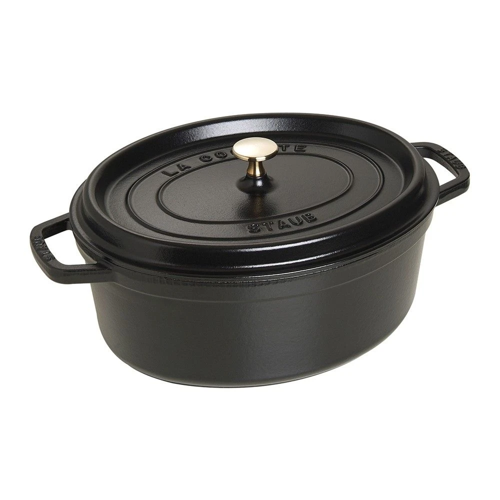 Staub Cast Iron Cocotte Oval 31cm Black (40509-319-0) 8 Staub Cast Iron Cocotte Oval 31cm Black (40509-319-0) - Image 6