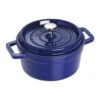 Staub Cast Iron Cocotte 22cm Dark-Blue (40510-265-0) 2 Staub Cast Iron Cocotte 22cm Dark-Blue (40510-265-0) -Kitchenknives Shop 40510264 1102091