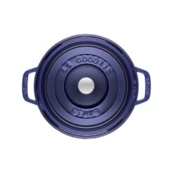 Staub Cast Iron Cocotte 22cm Dark-Blue (40510-265-0) 8 Staub Cast Iron Cocotte 22cm Dark-Blue (40510-265-0) -Kitchenknives Shop 40510283 2