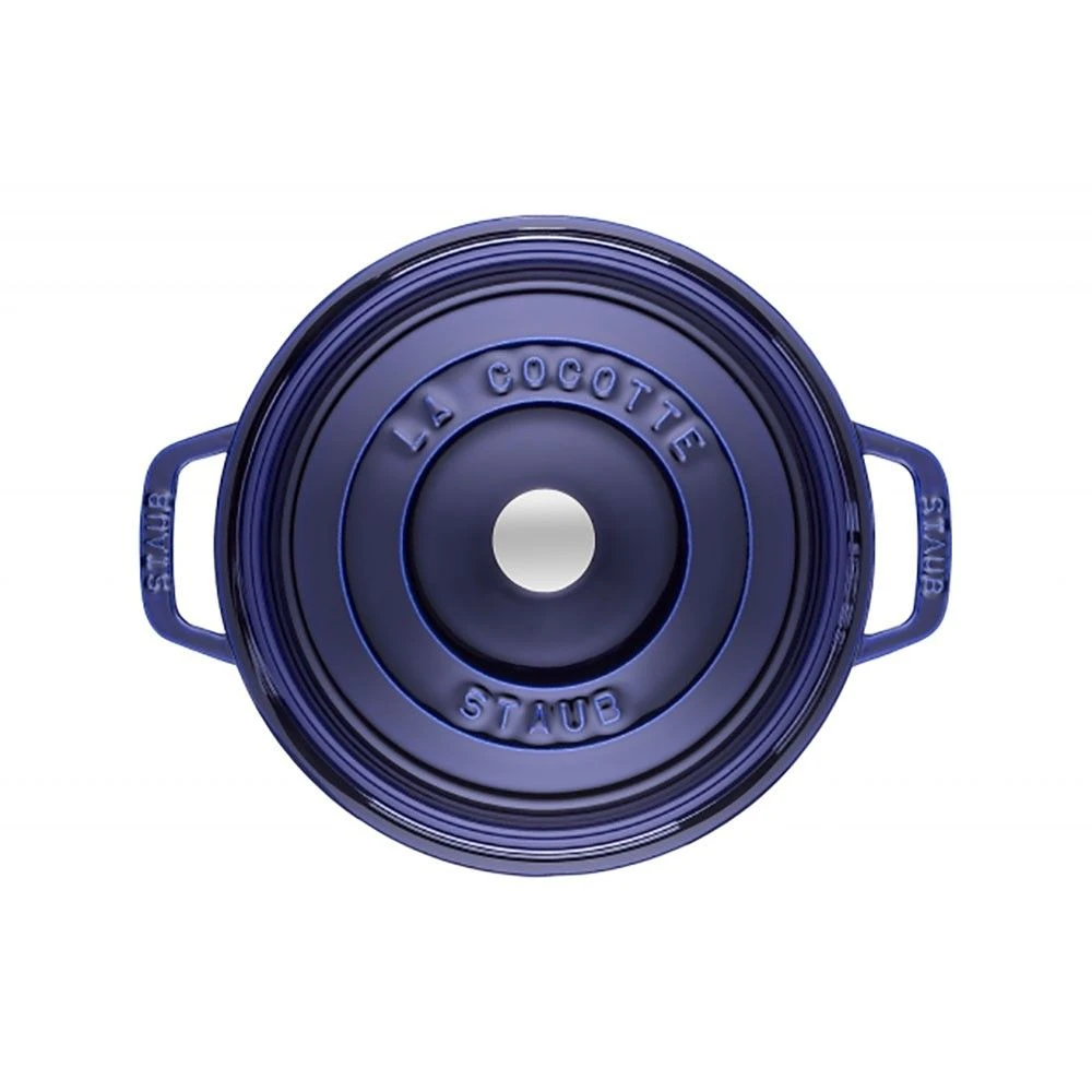 Staub Cast Iron Cocotte 22cm Dark-Blue (40510-265-0) 4 Staub Cast Iron Cocotte 22cm Dark-Blue (40510-265-0) - Image 2