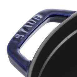 Staub Cast Iron Cocotte 24cm Dark-Blue (40510-283-0) -Kitchenknives Shop 40510283 3 1