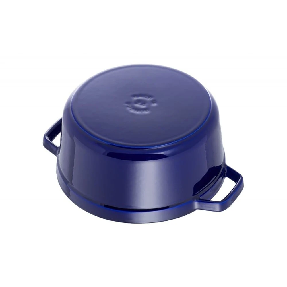 Staub Cast Iron Cocotte 22cm Dark-Blue (40510-265-0) 7 Staub Cast Iron Cocotte 22cm Dark-Blue (40510-265-0) - Image 5