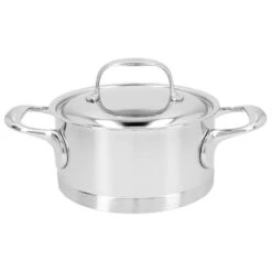 Demeyere Atlantis 7 16cm 18/10 Stainless Steel Stew Pot With Lid (40850-137-0)