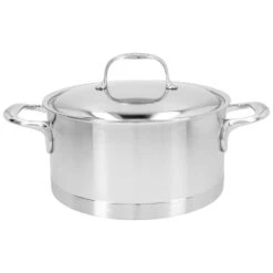 Demeyere Atlantis 7 22cm 18/10 Stainless Steel Stew Pot With Lid (40850-140-0)