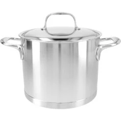 Demeyere Atlantis 7 24cm 18/10 Stainless Steel Stock Pot With Lid (40850-143-0)
