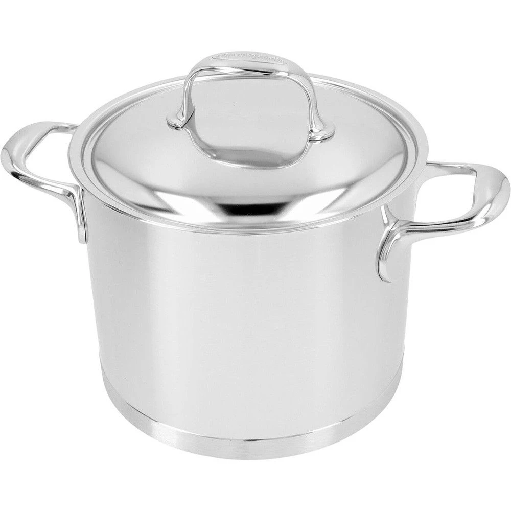 Demeyere Atlantis 7 20cm 18/10 Stainless Steel Stock Pot With Lid (40850-144-0) 6 Demeyere Atlantis 7 20cm 18/10 Stainless Steel Stock Pot With Lid (40850-144-0) - Image 4