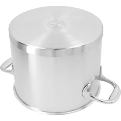 Demeyere Atlantis 7 24cm 18/10 Stainless Steel Stock Pot With Lid (40850-143-0) -Kitchenknives Shop 40850 144 0 5 1