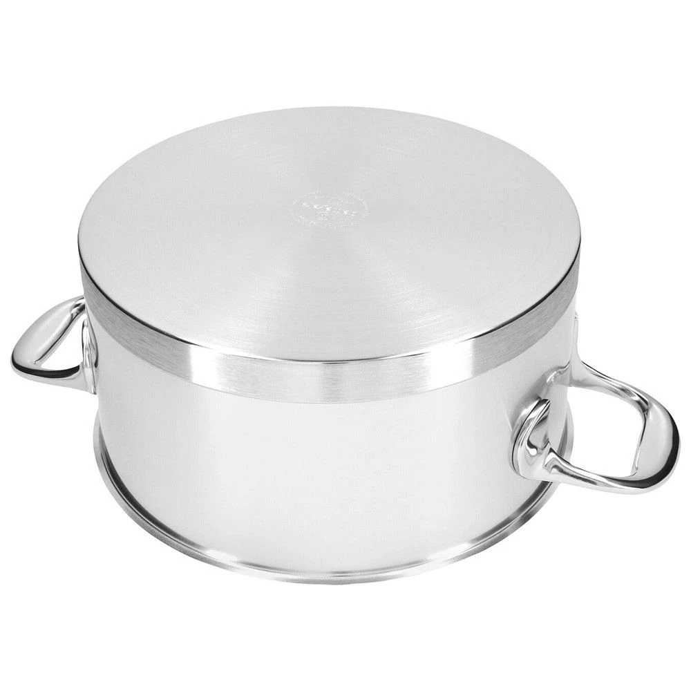 Demeyere Atlantis 7 14cm 18/10 Stainless Steel Sauce Pan With Lid (40850-145-0) 6 Demeyere Atlantis 7 14cm 18/10 Stainless Steel Sauce Pan With Lid (40850-145-0) - Image 4