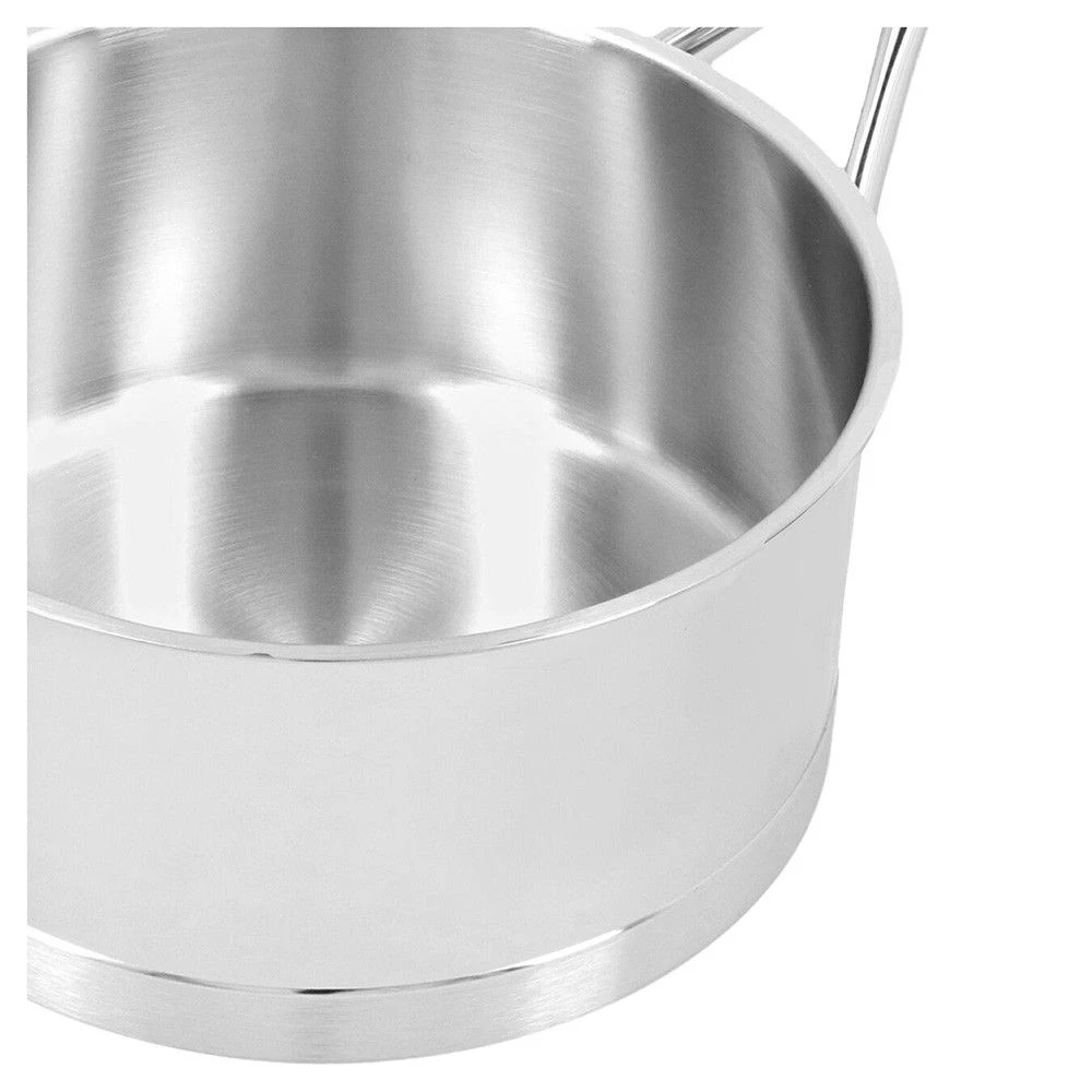 Demeyere Atlantis 7 18cm 18/10 Stainless Steel Sauce Pan With Lid (40850-339-0) 5 Demeyere Atlantis 7 18cm 18/10 Stainless Steel Sauce Pan With Lid (40850-339-0) - Image 3