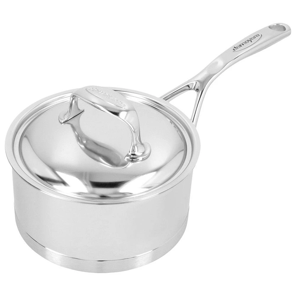 Demeyere Atlantis 7 20cm 18/10 Stainless Steel Sauce Pan With Lid (40850-340-0) 8 Demeyere Atlantis 7 20cm 18/10 Stainless Steel Sauce Pan With Lid (40850-340-0) - Image 6