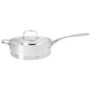 Demeyere Atlantis 7 24cm 18/10 Stainless Steel Saute Pan With Lid (40850-342-0)